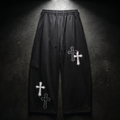 Heavyweight Wide Leg Panel Sweatpants