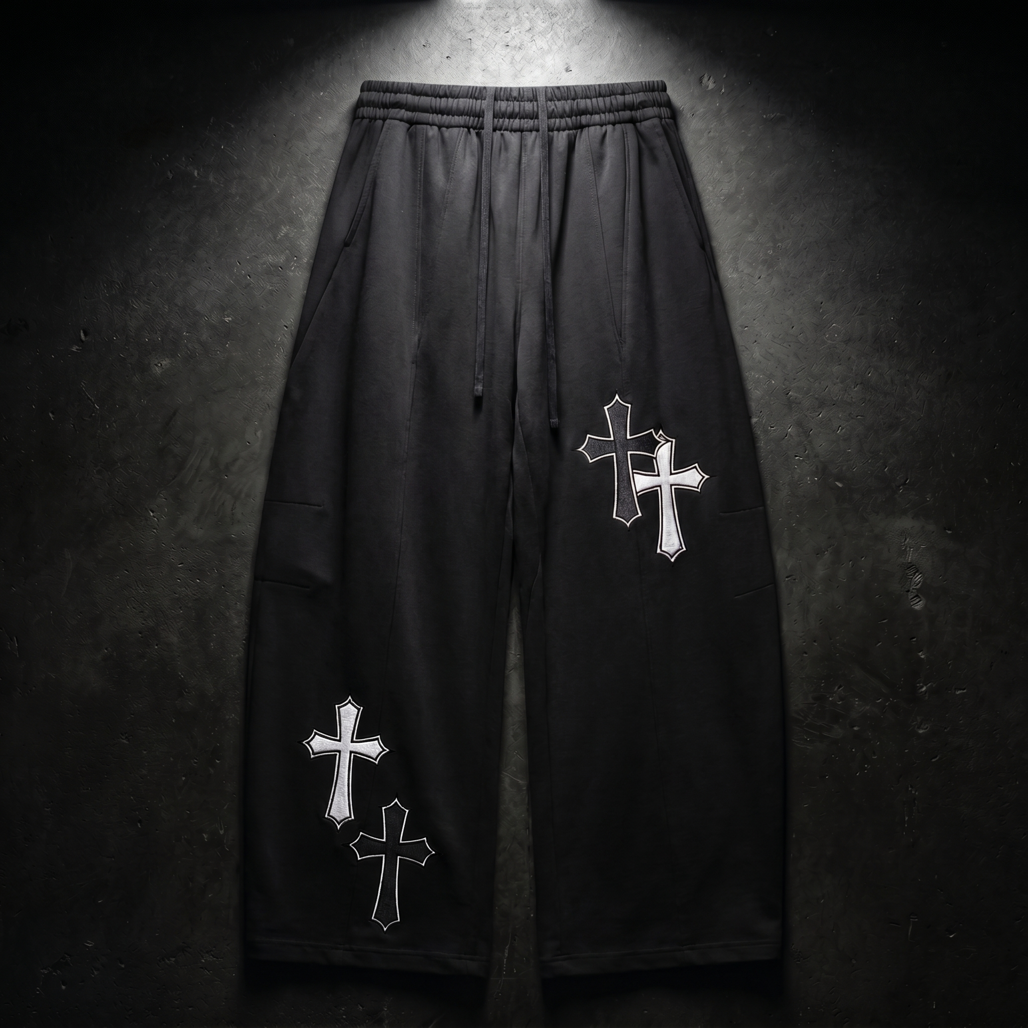 Heavyweight Wide Leg Panel Sweatpants
