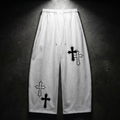 Heavyweight Wide Leg Panel Sweatpants