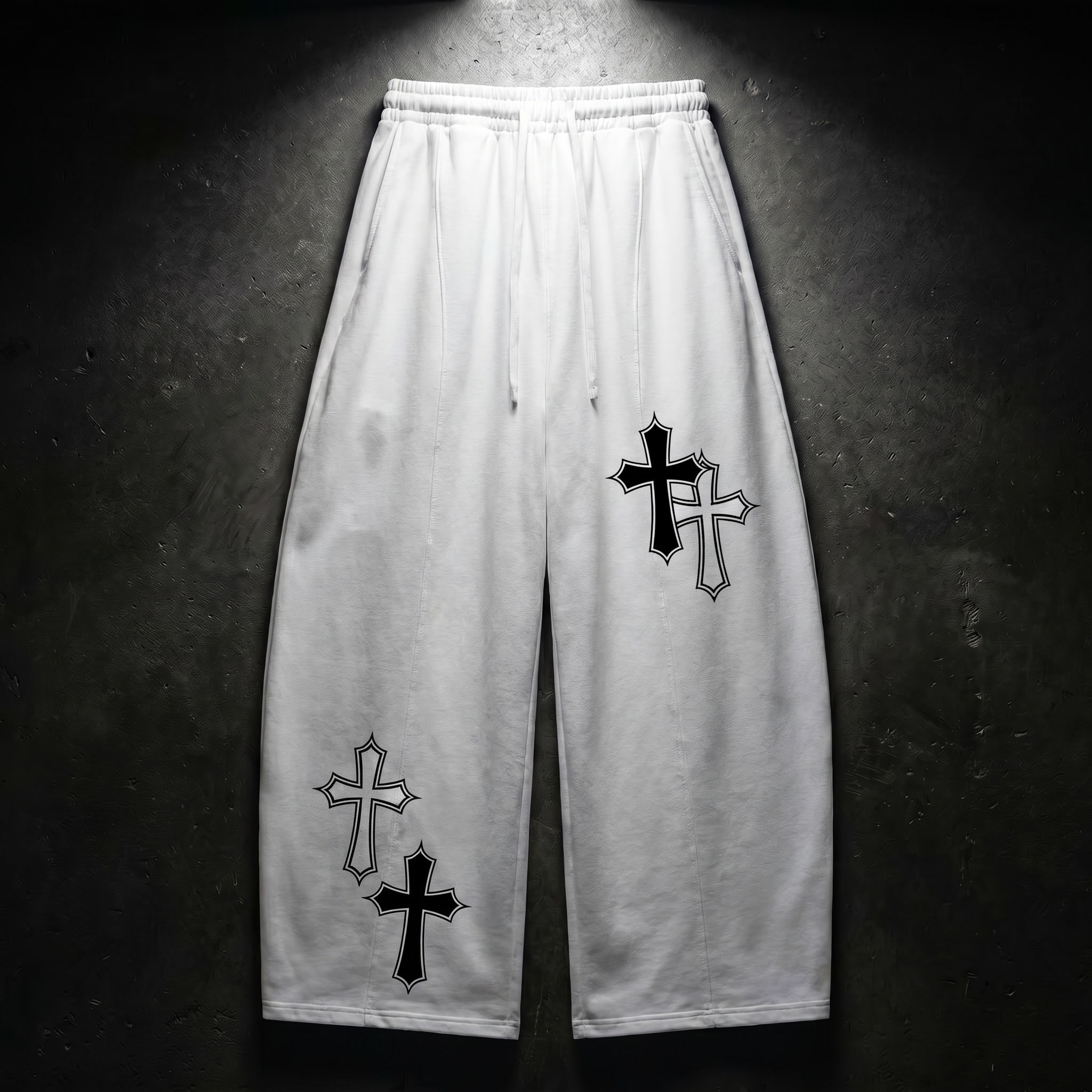 Heavyweight Wide Leg Panel Sweatpants