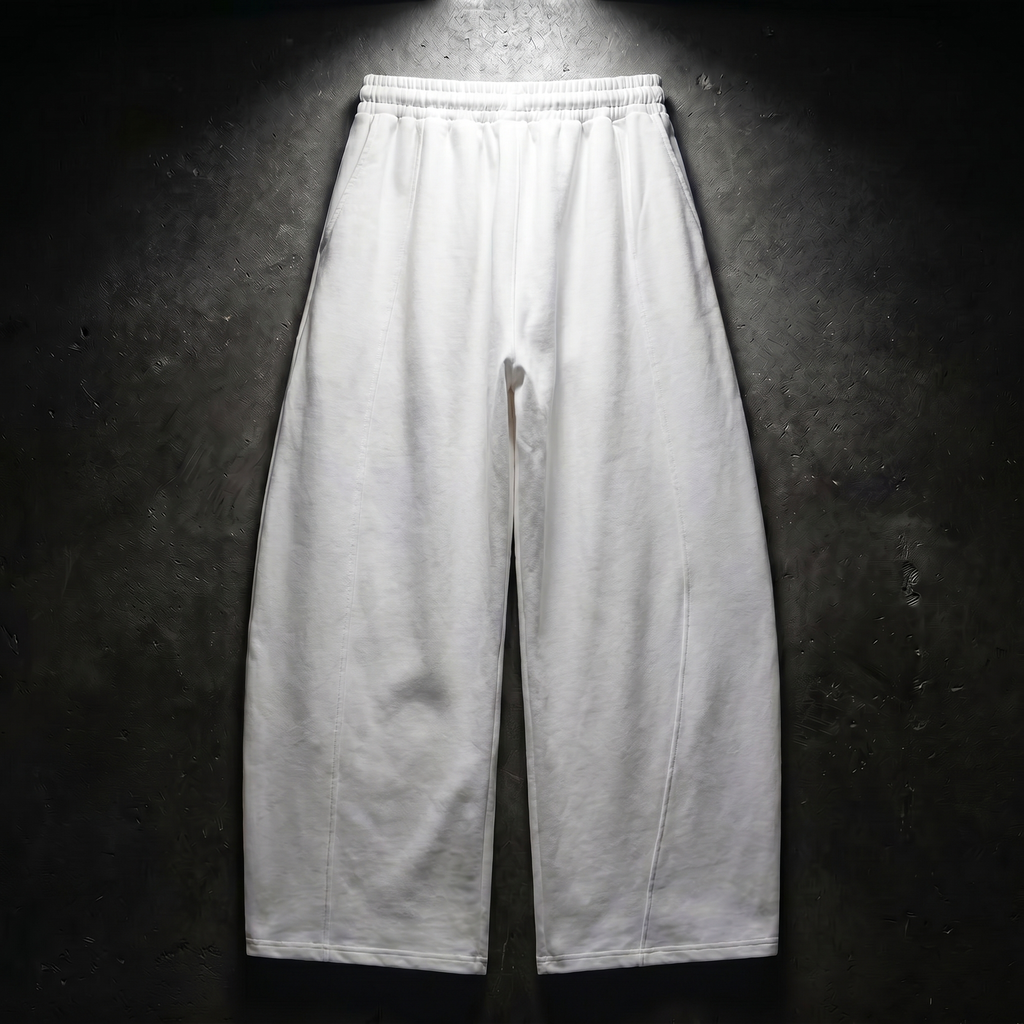 Heavyweight Wide Leg Panel Sweatpants